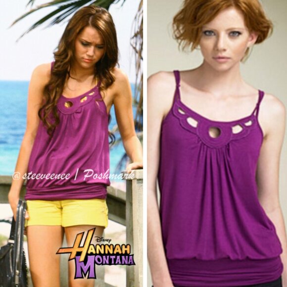 Ella Moss Tops - Ella Moss Zahara Camisole Tank in Lotus ASO Miley Stewart